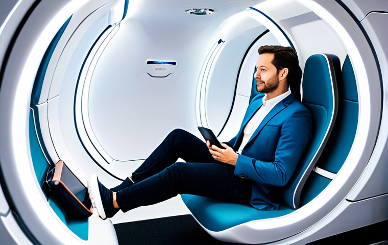 하이퍼루프와 인공지능 기술의 결합 - AI-Powered Hyperloop Control Room**

"A brightly lit, futuristic control room overseeing a hyperloop...