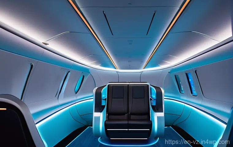 하이퍼루프 교통의 디자인 및 사용자 인터페이스 - **"Futuristic Hyperloop Gateway Hub"**
    A wide shot of a bustling yet calm Hyperloop departure ga...